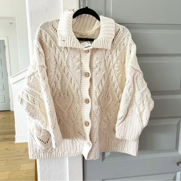 NWT Free People Heart You Cardigan Sweater - Picture 8 of 10